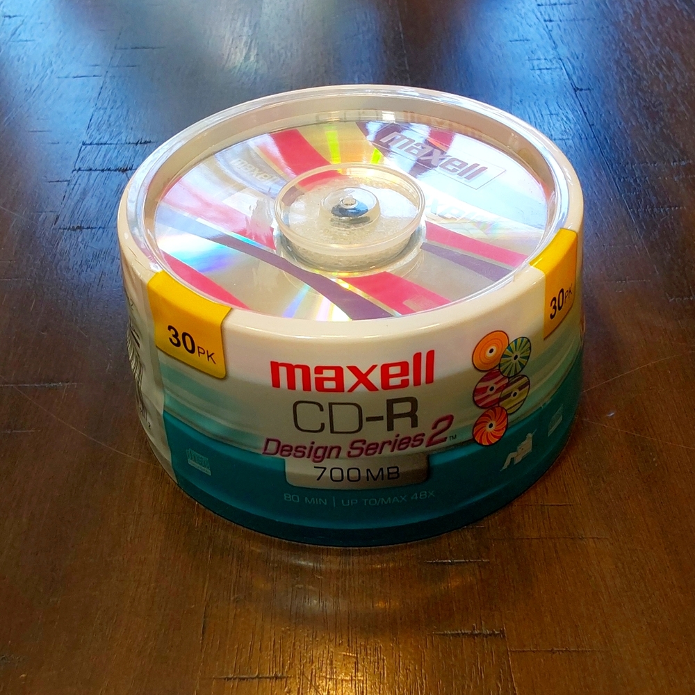 New Maxell CD - R 30 pack CD $15.00 #70